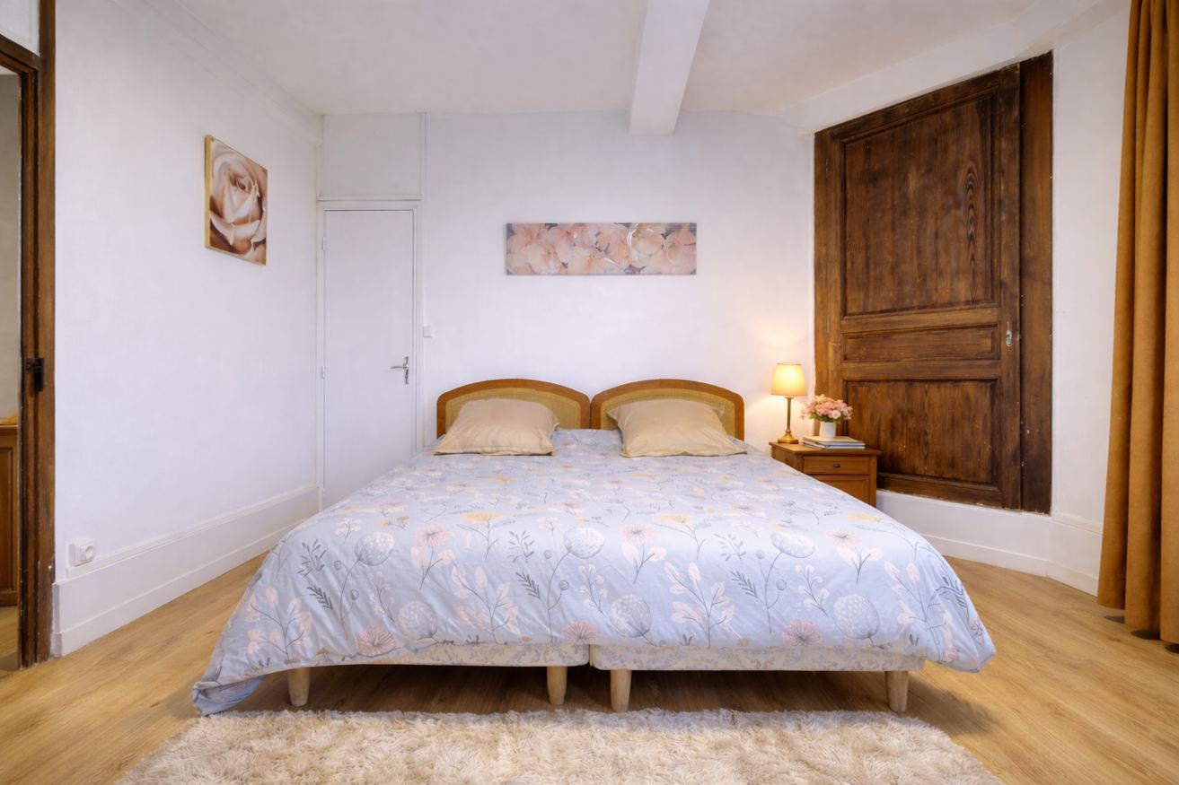 Chambre king size – Gîte Les Pétillières en Dombes